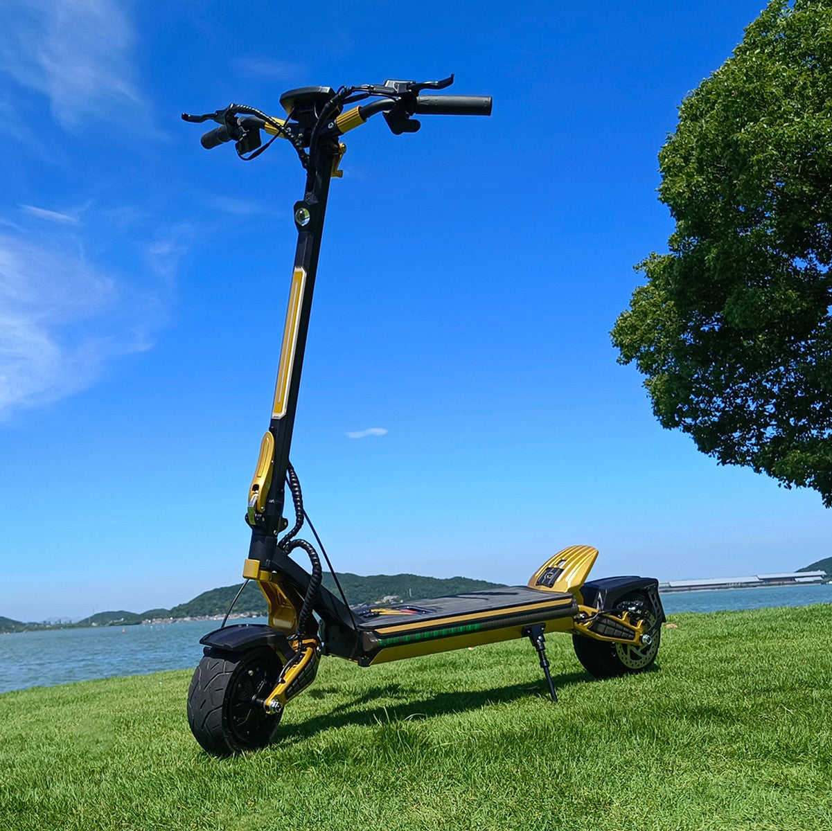 MUKUTA 9 Plus Electric Scooter, Removable Battery,1600W Dual Motor, 46 Miles Range, 9 Inches Tubeless Tires