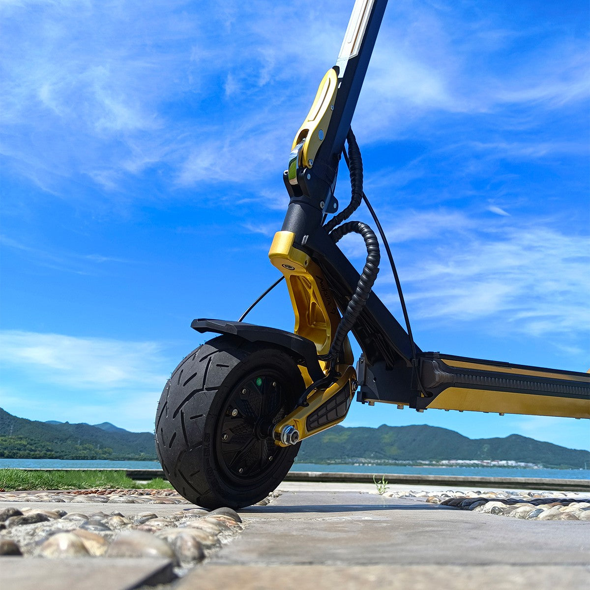 MUKUTA 9 Plus Electric Scooter, Removable Battery,1600W Dual Motor, 46 Miles Range, 9 Inches Tubeless Tires
